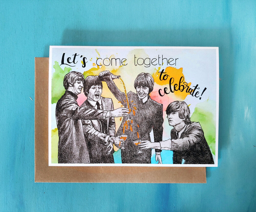 The Beatles Birthday Card (Blank) — San José Made